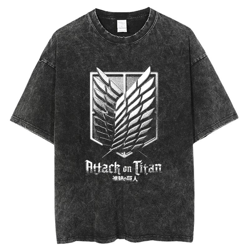 T-Shirt L'Attaque des Titan AOT Vintage - Mangatsuro