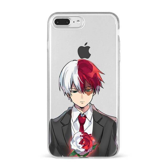 Coque iPhone My Hero Academia Shoto Roses - Mangatsuro