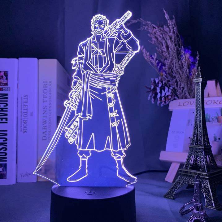 Lampe LED One Piece Roronoa Zoro - Mangatsuro